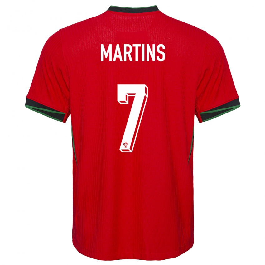 Mænd Portugal Gil Martins #7 Rød Hjemmebane Spillertrøjer 24-26 Trøje T-Shirt