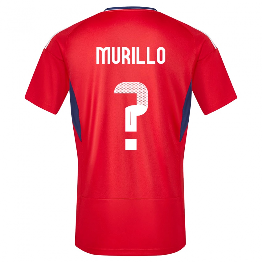 Mænd Costa Rica Isaac Murillo #0 Rød Hjemmebane Spillertrøjer 24-26 Trøje T-Shirt