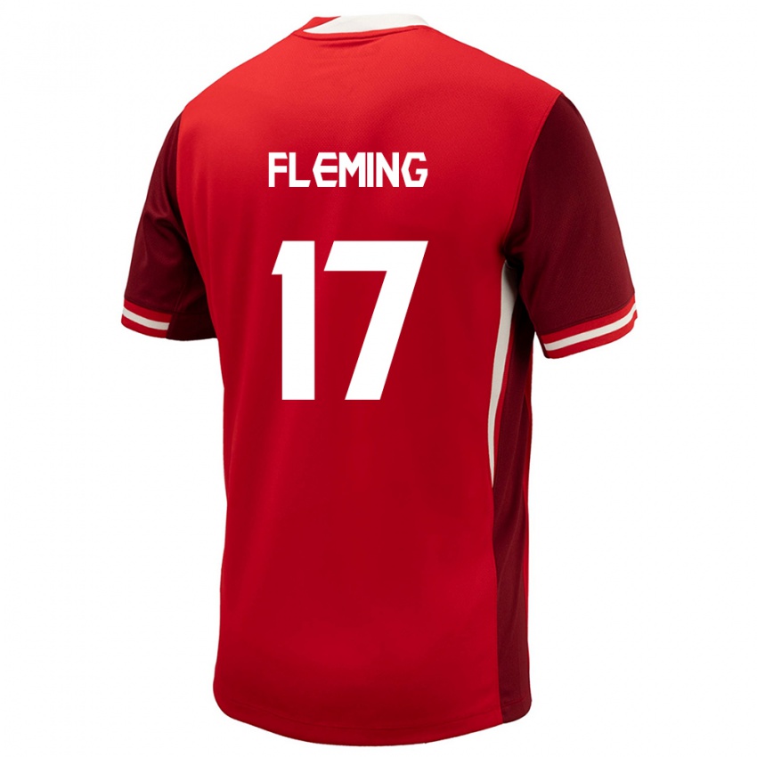 Mænd Canada Jessie Fleming #17 Rød Hjemmebane Spillertrøjer 24-26 Trøje T-Shirt