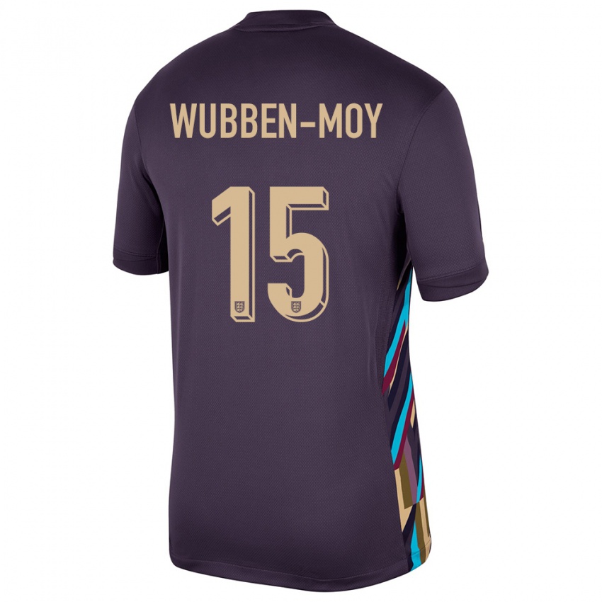 Mænd England Lotte Wubben Moy #15 Mørk Rosin Udebane Spillertrøjer 24-26 Trøje T-Shirt