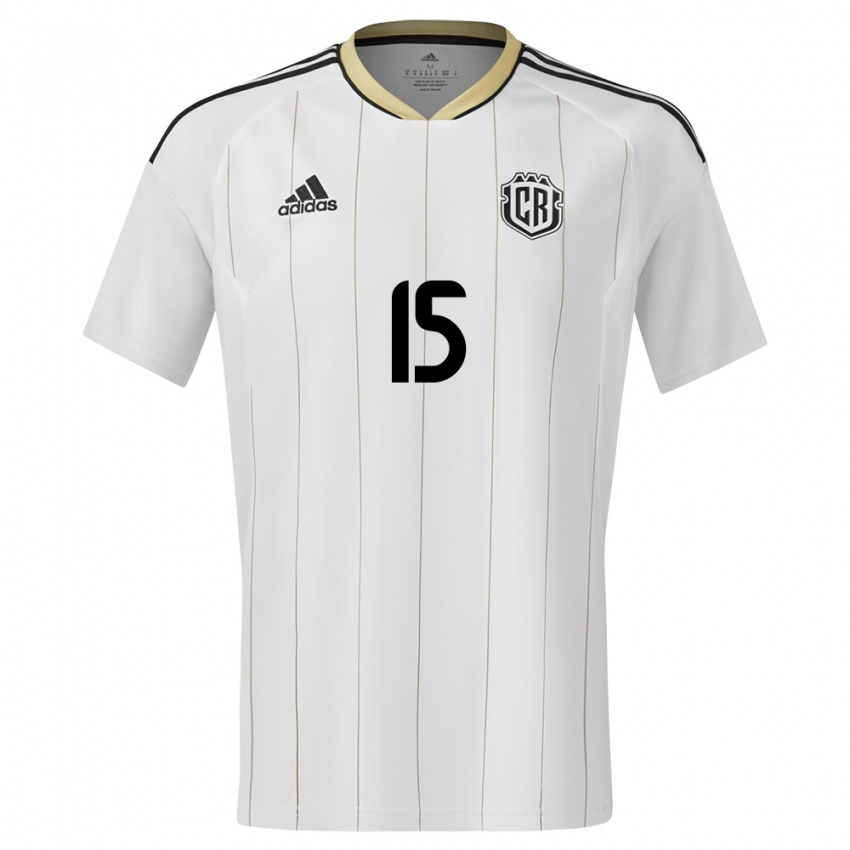 Mænd Costa Rica Cristin Granados #15 Hvid Udebane Spillertrøjer 24-26 Trøje T-Shirt