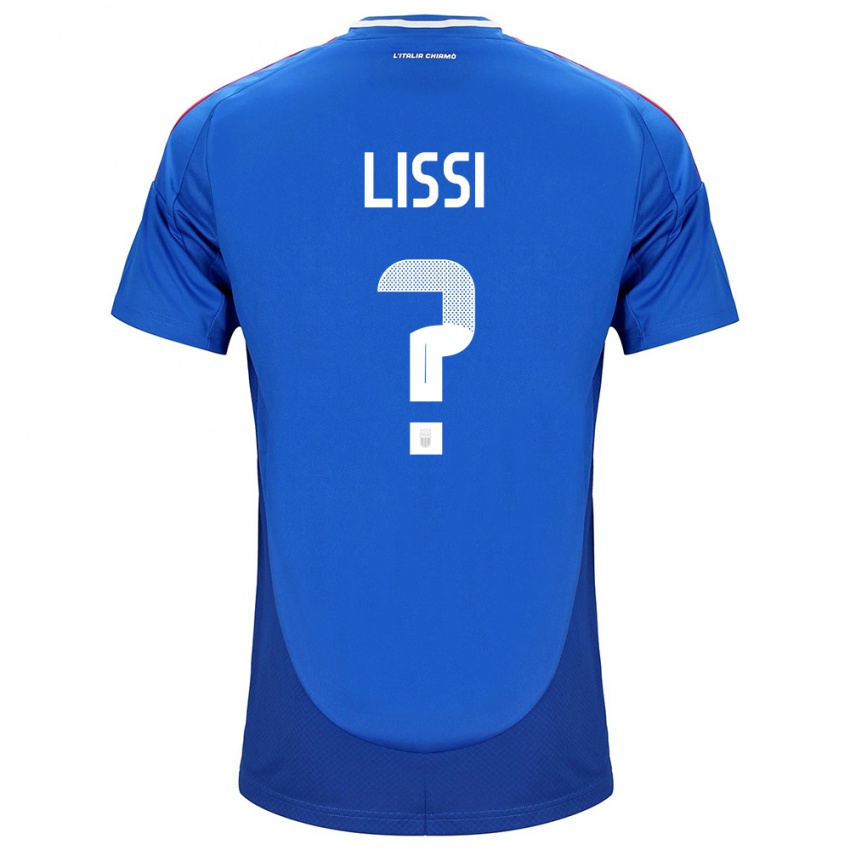 Kvinder Italien Thomas Lissi #0 Blå Hjemmebane Spillertrøjer 24-26 Trøje T-Shirt