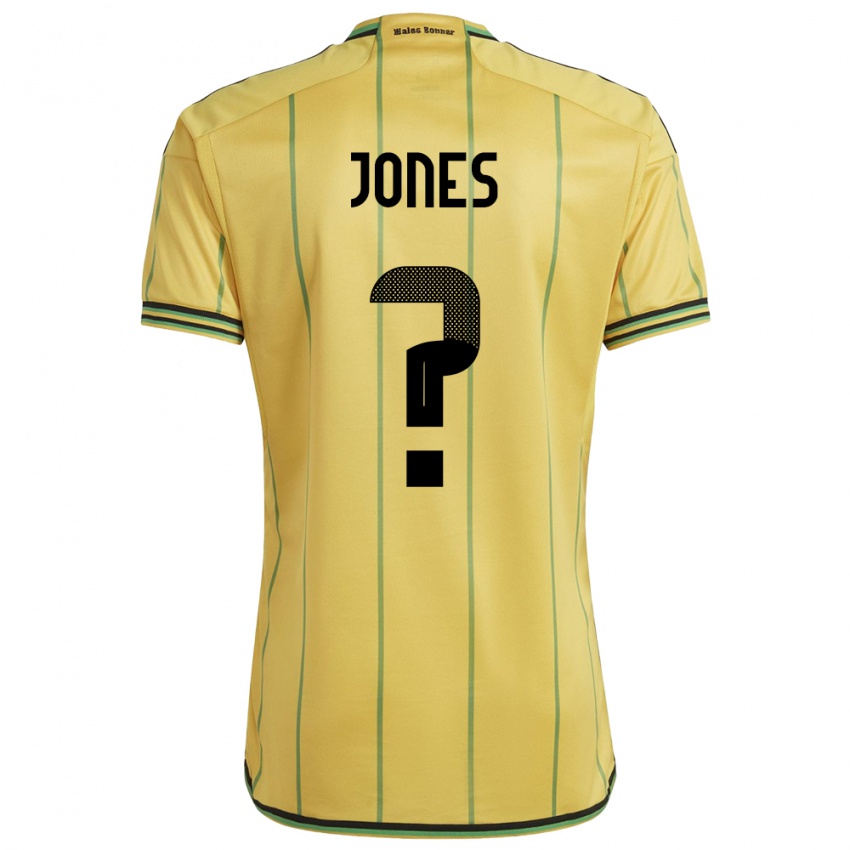 Kvinder Jamaica Rachel Jones #0 Gul Hjemmebane Spillertrøjer 24-26 Trøje T-Shirt