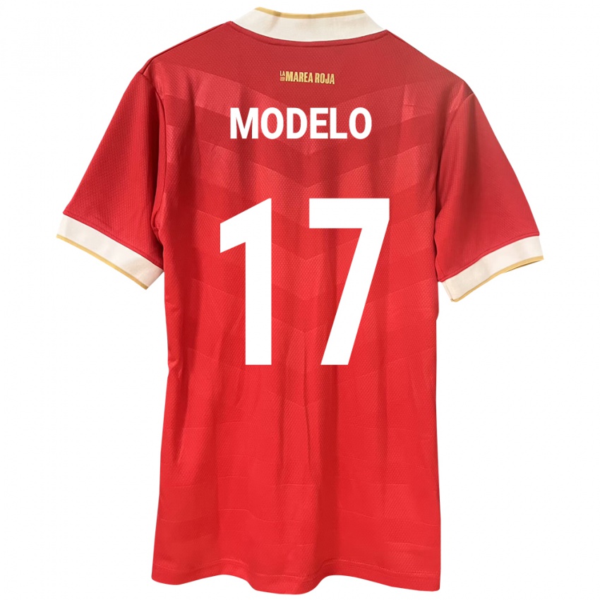 Kvinder Panama Aimar Modelo #17 Rød Hjemmebane Spillertrøjer 24-26 Trøje T-Shirt