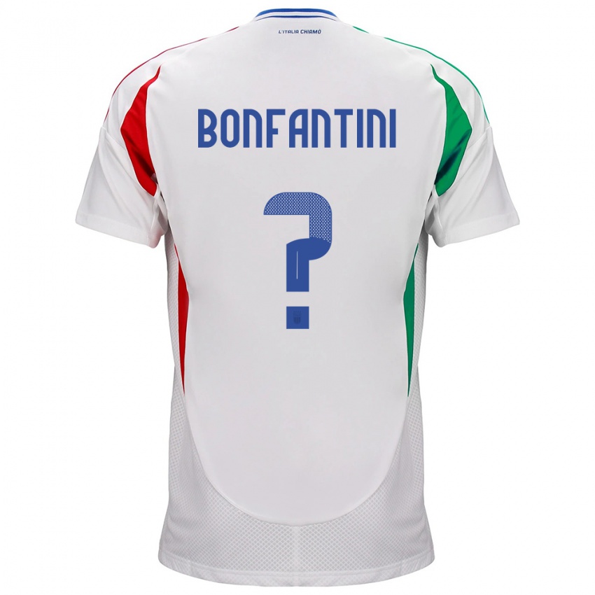 Kvinder Italien Agnese Bonfantini #0 Hvid Udebane Spillertrøjer 24-26 Trøje T-Shirt
