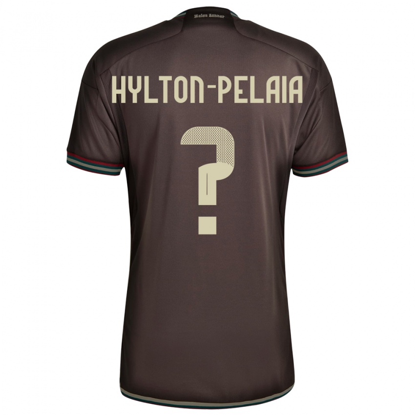 Kvinder Jamaica Jayda Hylton-Pelaia #0 Nat Brun Udebane Spillertrøjer 24-26 Trøje T-Shirt