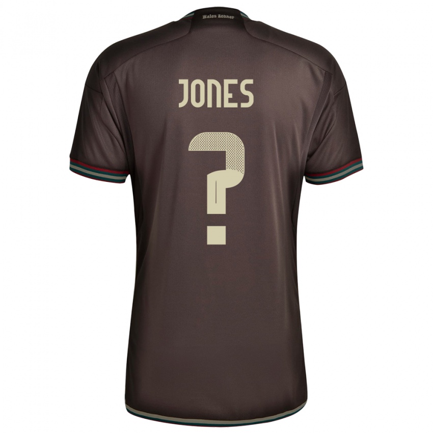Kvinder Jamaica Rachel Jones #0 Nat Brun Udebane Spillertrøjer 24-26 Trøje T-Shirt