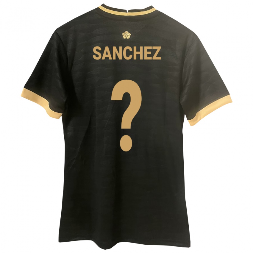 Kvinder Panama Aimar Sánchez #0 Sort Udebane Spillertrøjer 24-26 Trøje T-Shirt
