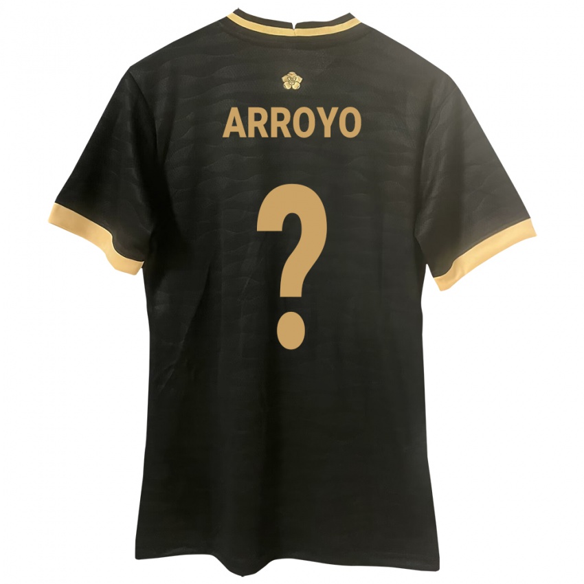 Kvinder Panama Ariel Arroyo #0 Sort Udebane Spillertrøjer 24-26 Trøje T-Shirt