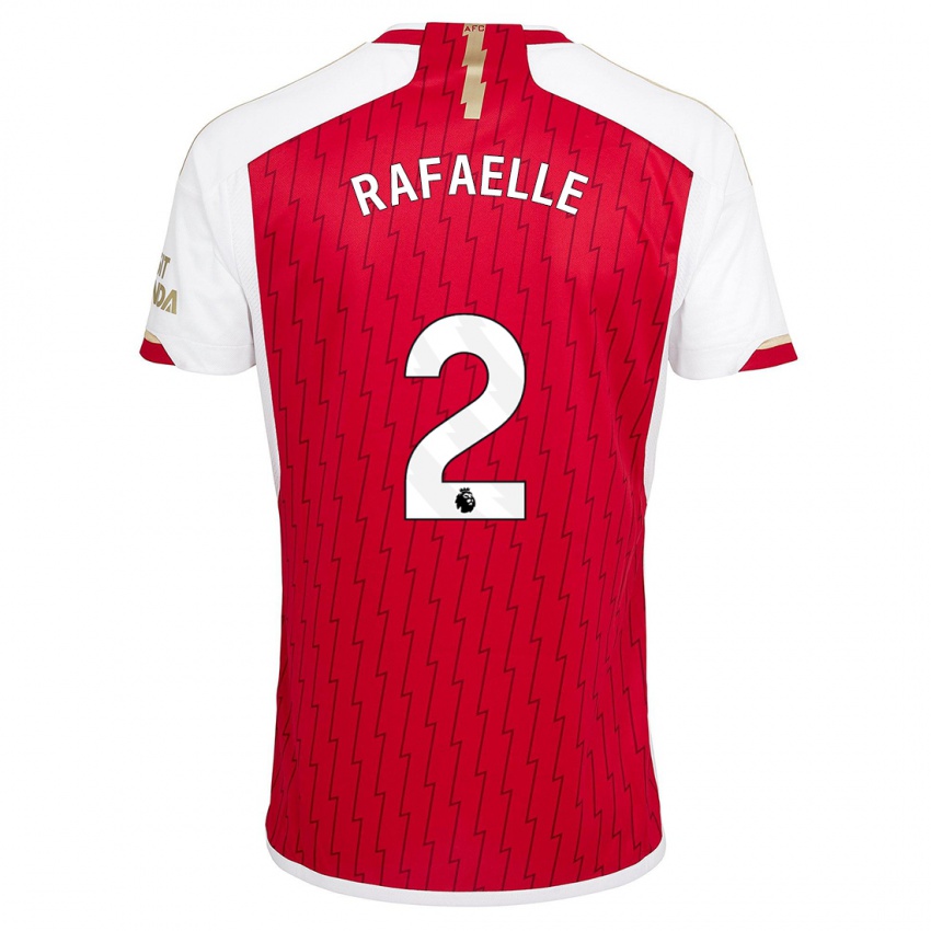 Børn Rafaelle Souza #2 Rød Hjemmebane Spillertrøjer 2023/24 Trøje T-Shirt