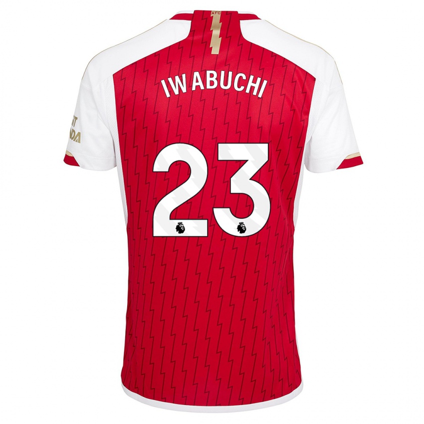 Børn Mana Iwabuchi #23 Rød Hjemmebane Spillertrøjer 2023/24 Trøje T-Shirt