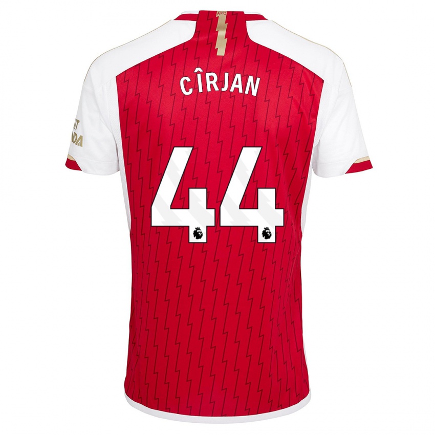 Børn Catalin Cîrjan #44 Rød Hjemmebane Spillertrøjer 2023/24 Trøje T-Shirt