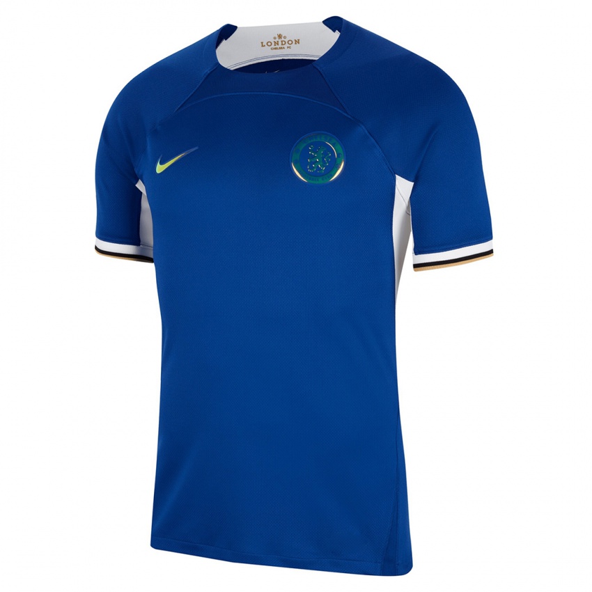 Børn Malik Mothersille #0 Blå Hjemmebane Spillertrøjer 2023/24 Trøje T-Shirt
