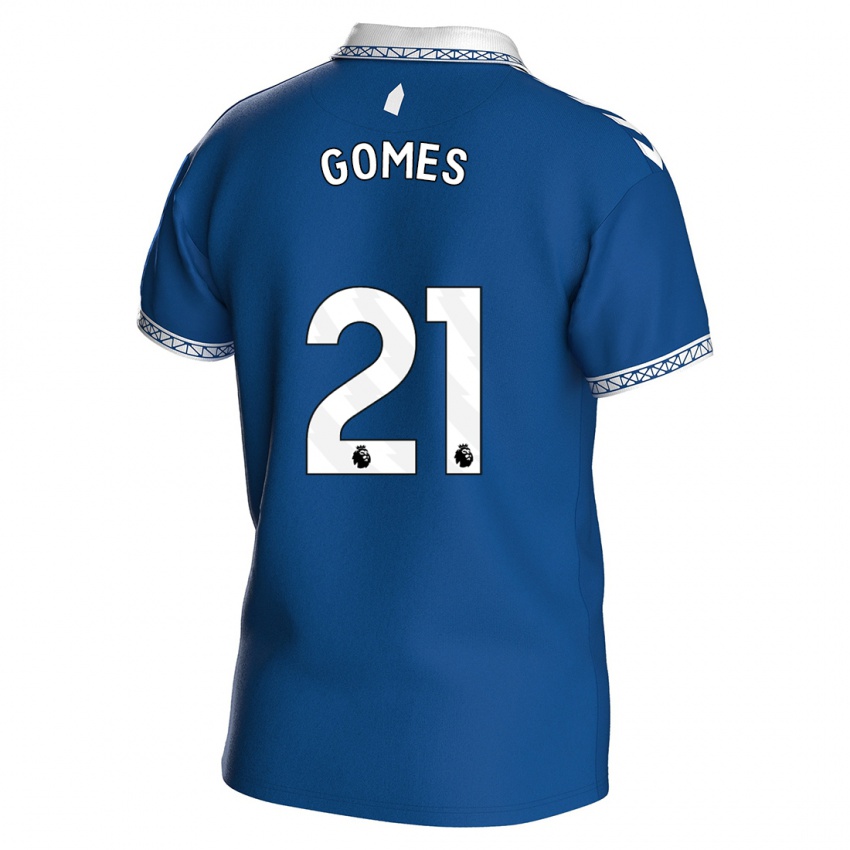 Børn André Gomes #21 Kongeblå Hjemmebane Spillertrøjer 2023/24 Trøje T-Shirt