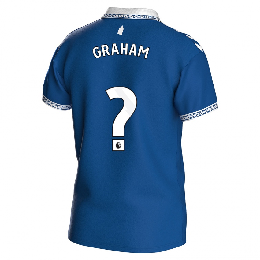 Børn Dylan Graham #0 Kongeblå Hjemmebane Spillertrøjer 2023/24 Trøje T-Shirt