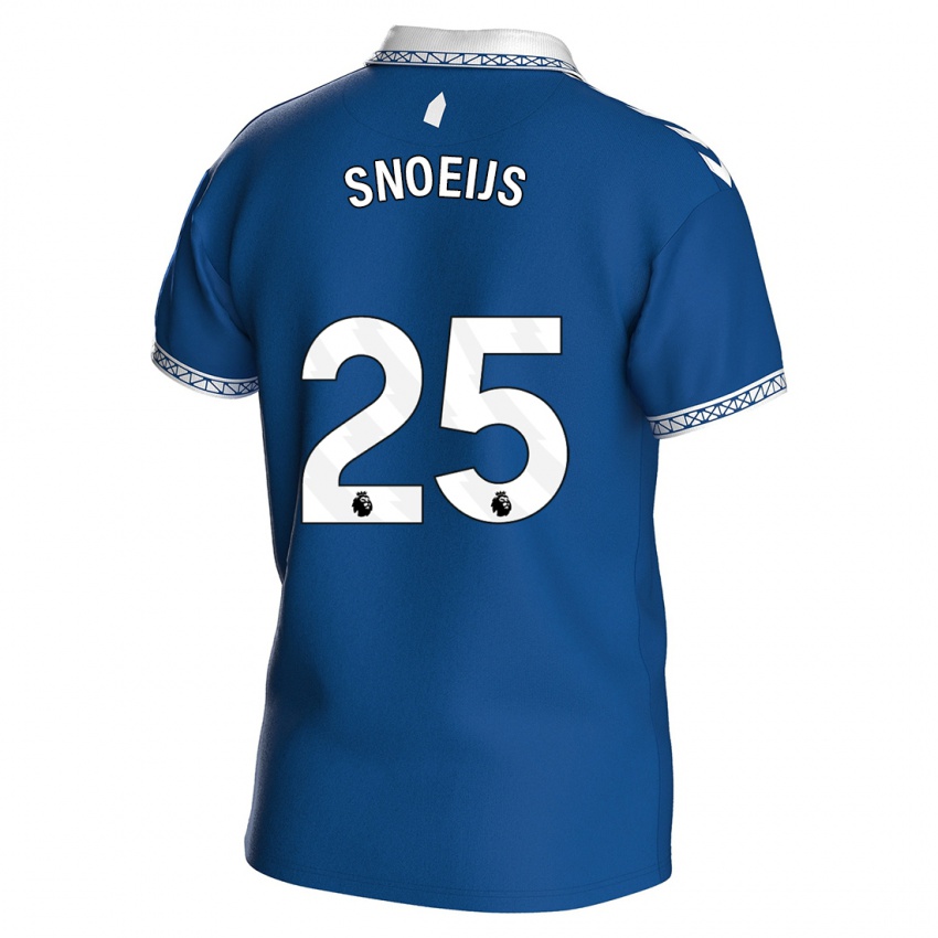 Børn Katja Snoeijs #25 Kongeblå Hjemmebane Spillertrøjer 2023/24 Trøje T-Shirt