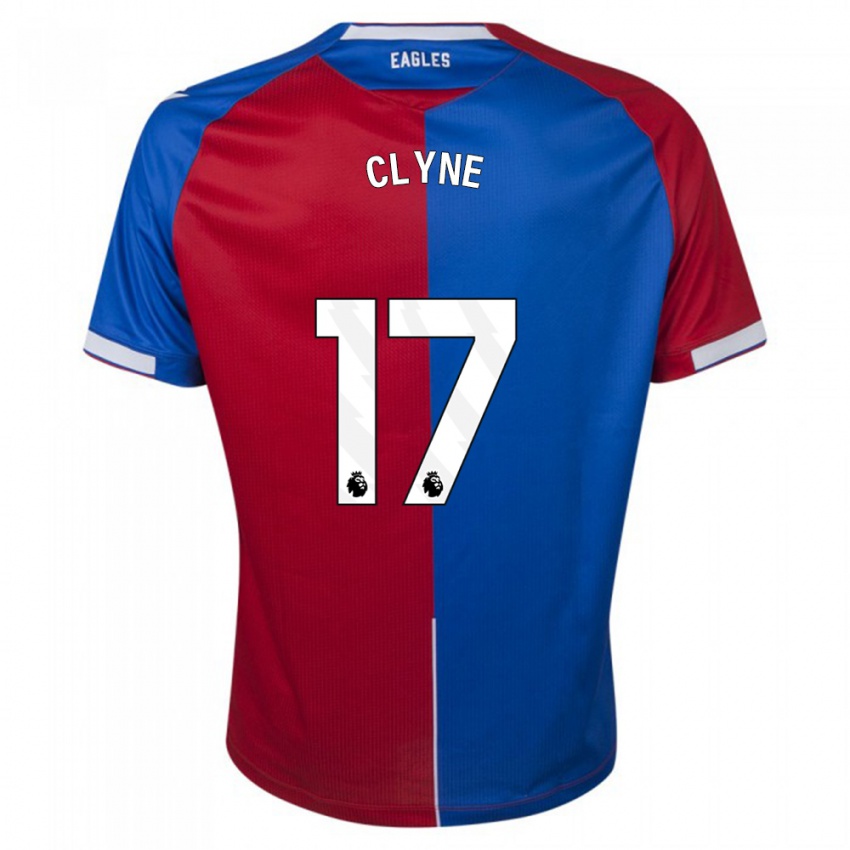 Børn Nathaniel Clyne #17 Rød Blå Hjemmebane Spillertrøjer 2023/24 Trøje T-Shirt