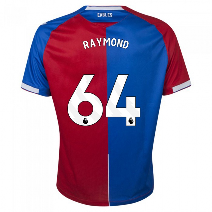 Børn Jadan Raymond #64 Rød Blå Hjemmebane Spillertrøjer 2023/24 Trøje T-Shirt