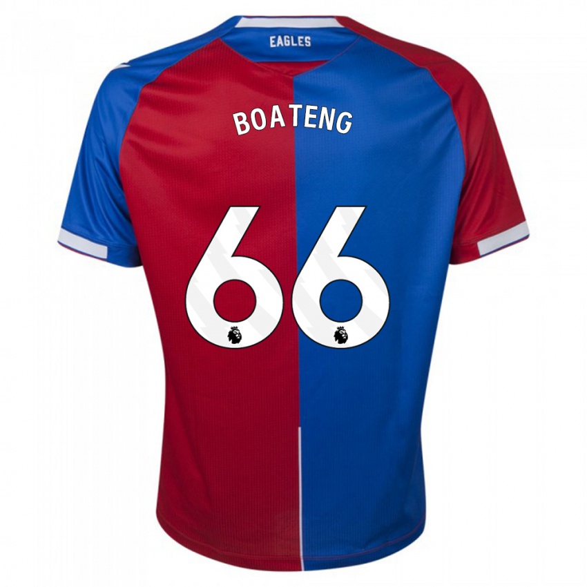 Børn David Boateng #66 Rød Blå Hjemmebane Spillertrøjer 2023/24 Trøje T-Shirt
