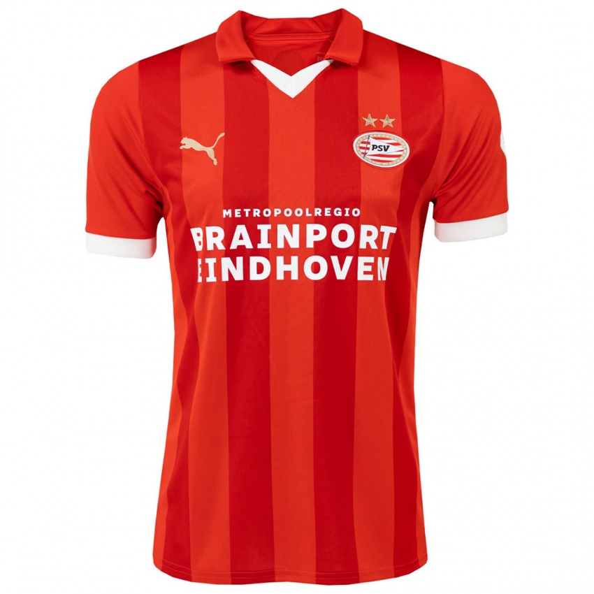 Børn Phillipp Mwene #29 Rød Hjemmebane Spillertrøjer 2023/24 Trøje T-Shirt
