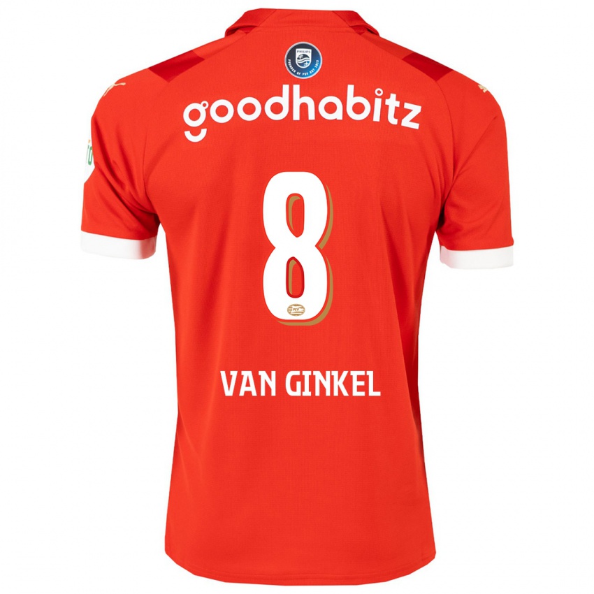 Børn Marco Van Ginkel #8 Rød Hjemmebane Spillertrøjer 2023/24 Trøje T-Shirt