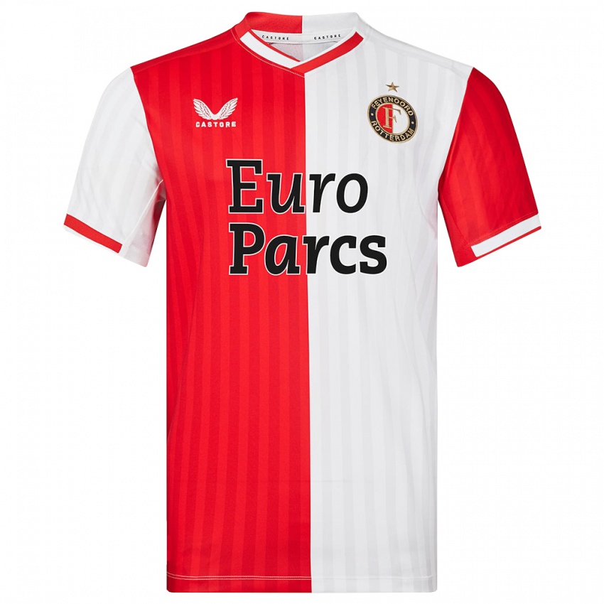 Børn Noah Pušić #51 Rød Hvid Hjemmebane Spillertrøjer 2023/24 Trøje T-Shirt