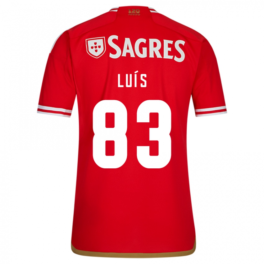 Børn Rafael Luís #83 Rød Hjemmebane Spillertrøjer 2023/24 Trøje T-Shirt