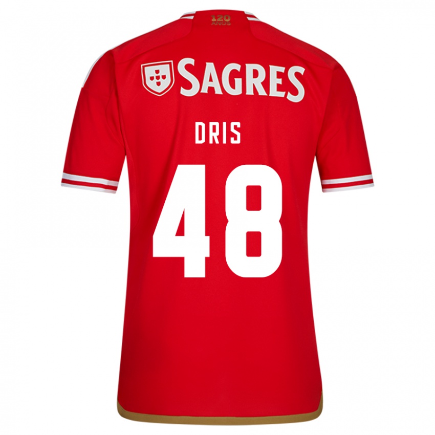 Børn Sofiane Dris #48 Rød Hjemmebane Spillertrøjer 2023/24 Trøje T-Shirt