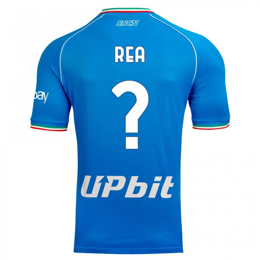 Børn Roberto Rea #0 Himmelblå Hjemmebane Spillertrøjer 2023/24 Trøje T-Shirt