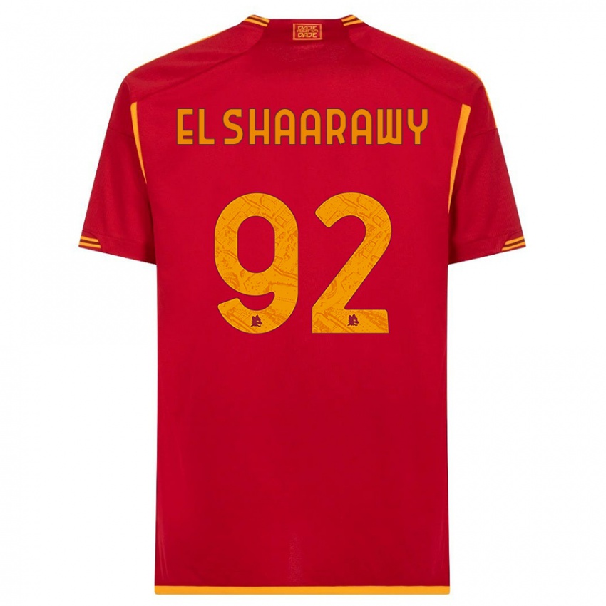 Børn Stephan El Shaarawy #92 Rød Hjemmebane Spillertrøjer 2023/24 Trøje T-Shirt