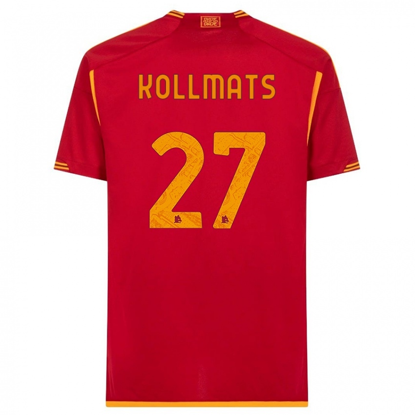 Børn Beata Kollmats #27 Rød Hjemmebane Spillertrøjer 2023/24 Trøje T-Shirt