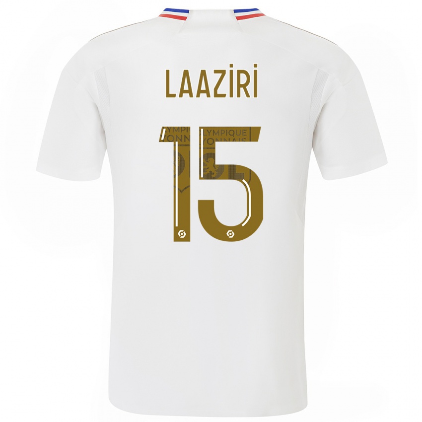 Børn Achraf Laaziri #15 Hvid Hjemmebane Spillertrøjer 2023/24 Trøje T-Shirt