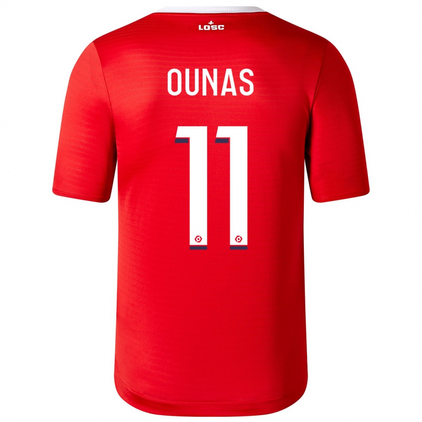Børn Adam Ounas #11 Rød Hjemmebane Spillertrøjer 2023/24 Trøje T-Shirt