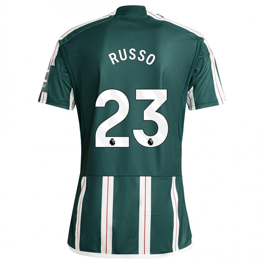 Børn Alessia Russo #23 Mørkegrøn Udebane Spillertrøjer 2023/24 Trøje T-Shirt