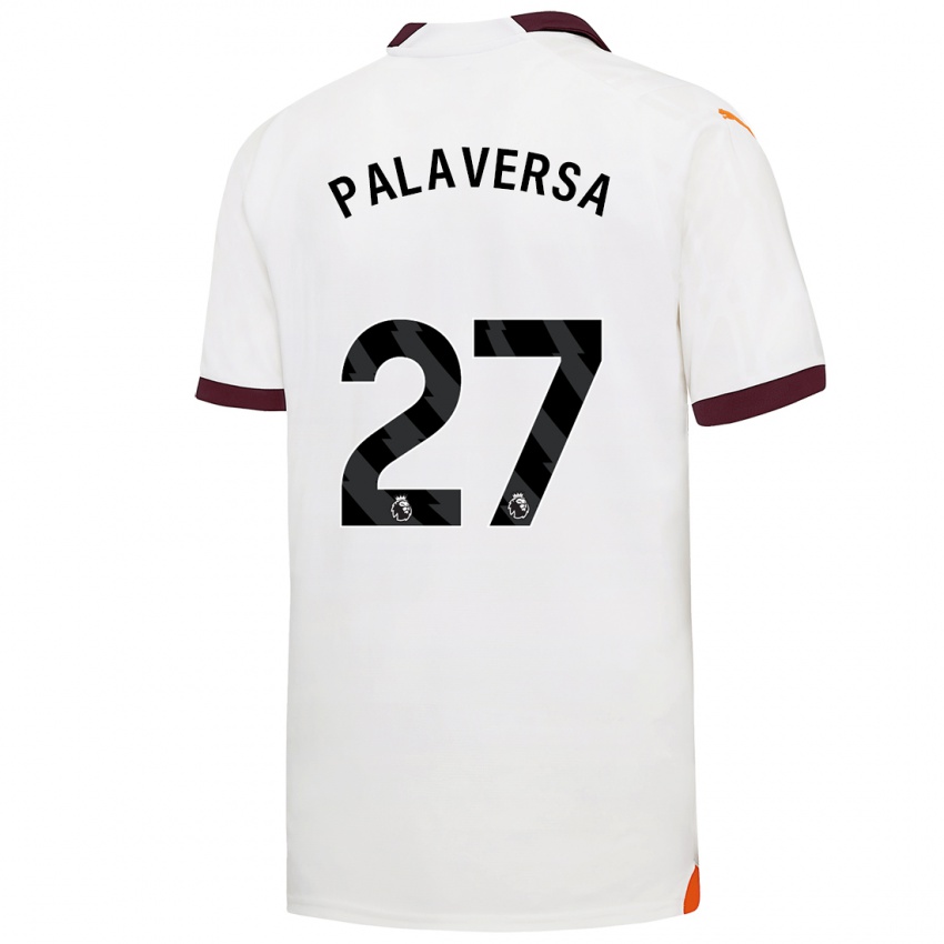Børn Ante Palaversa #27 Hvid Udebane Spillertrøjer 2023/24 Trøje T-Shirt
