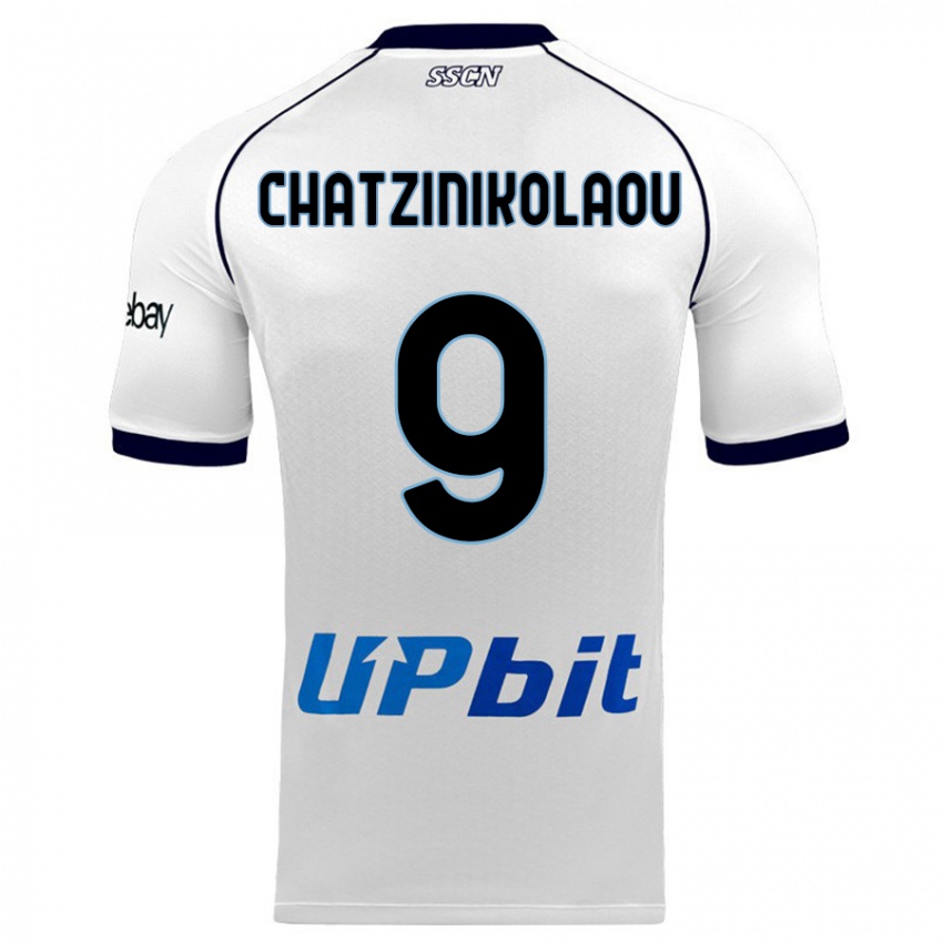 Børn Despoina Chatzinikolaou #9 Hvid Udebane Spillertrøjer 2023/24 Trøje T-Shirt