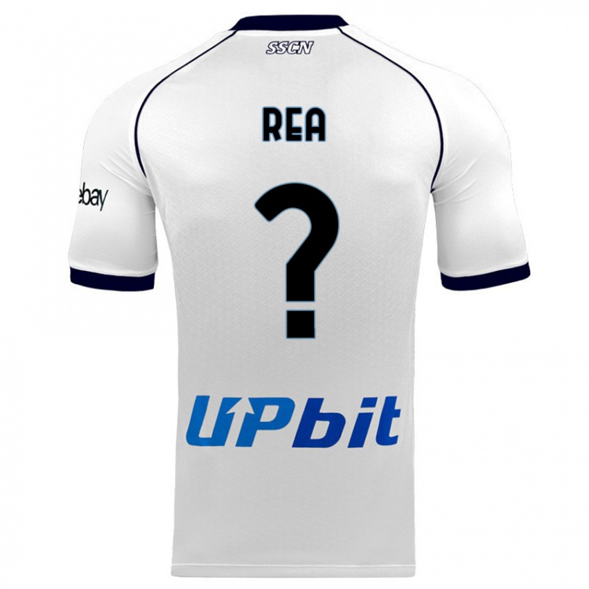 Børn Roberto Rea #0 Hvid Udebane Spillertrøjer 2023/24 Trøje T-Shirt