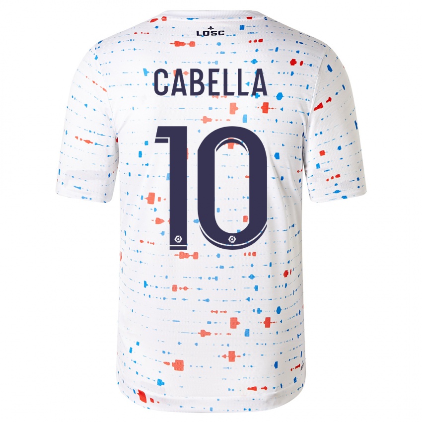 Børn Rémy Cabella #10 Hvid Udebane Spillertrøjer 2023/24 Trøje T-Shirt