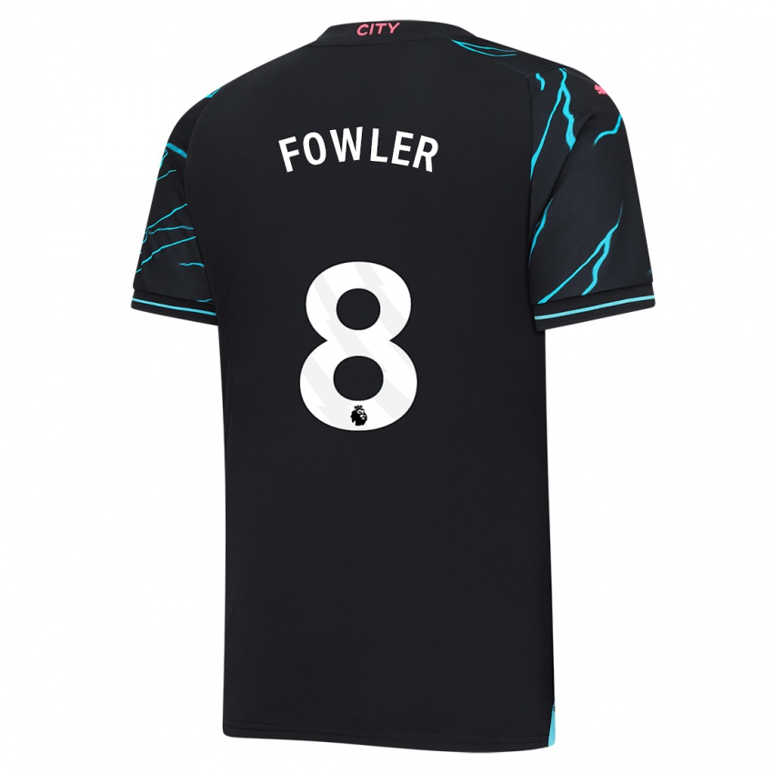 Børn Mary Fowler #8 Mørkeblå Tredje Sæt Spillertrøjer 2023/24 Trøje T-Shirt
