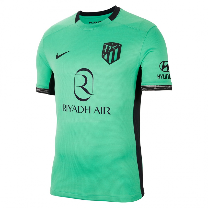 Børn Jose Maria Gimenez #2 Forårsgrøn Tredje Sæt Spillertrøjer 2023/24 Trøje T-Shirt