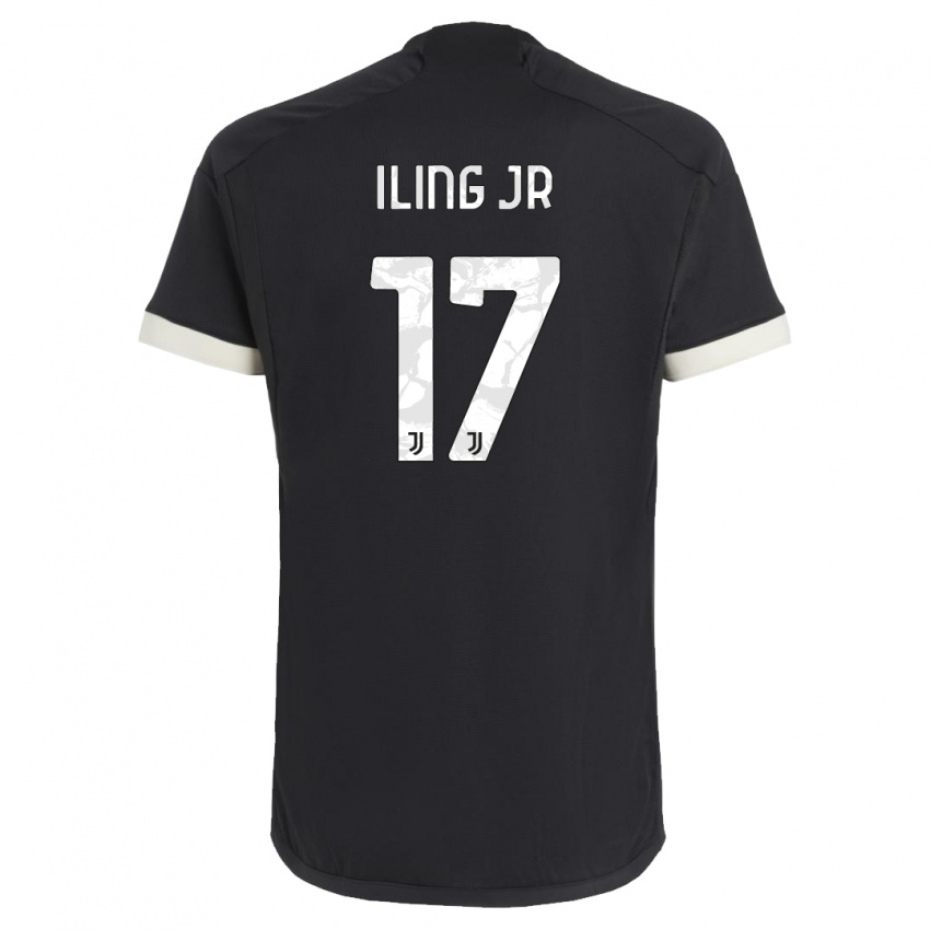 Børn Samuel Iling-Junior #17 Sort Tredje Sæt Spillertrøjer 2023/24 Trøje T-Shirt