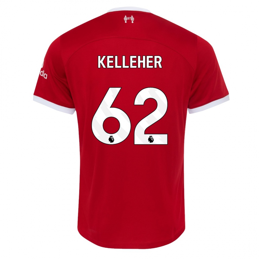 Mænd Caoimhin Kelleher #62 Rød Hjemmebane Spillertrøjer 2023/24 Trøje T-Shirt