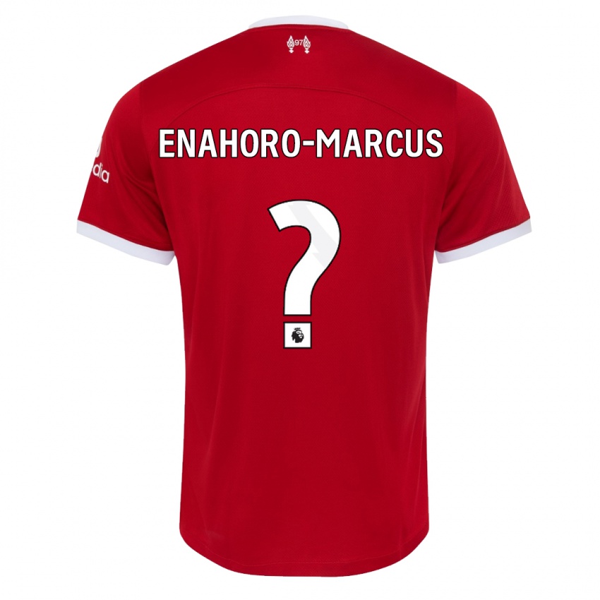 Mænd Louis Enahoro-Marcus #0 Rød Hjemmebane Spillertrøjer 2023/24 Trøje T-Shirt