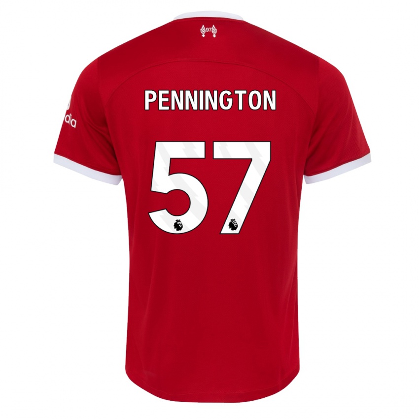 Mænd Cody Pennington #57 Rød Hjemmebane Spillertrøjer 2023/24 Trøje T-Shirt