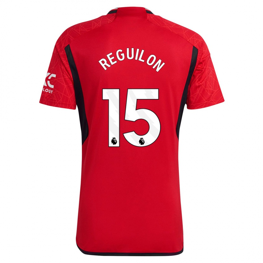 Mænd Sergio Reguilon #15 Rød Hjemmebane Spillertrøjer 2023/24 Trøje T-Shirt