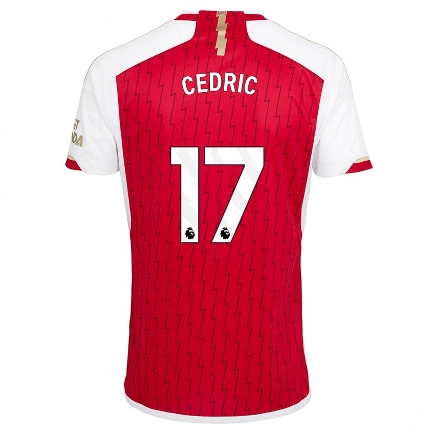 Mænd Cedric Soares #17 Rød Hjemmebane Spillertrøjer 2023/24 Trøje T-Shirt