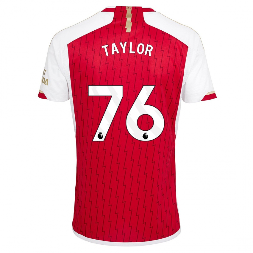 Mænd Kido Taylor Hart #76 Rød Hjemmebane Spillertrøjer 2023/24 Trøje T-Shirt