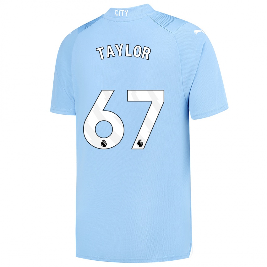 Mænd Kane Taylor #67 Lyseblå Hjemmebane Spillertrøjer 2023/24 Trøje T-Shirt
