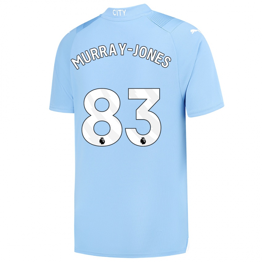 Mænd George Murray-Jones #83 Lyseblå Hjemmebane Spillertrøjer 2023/24 Trøje T-Shirt
