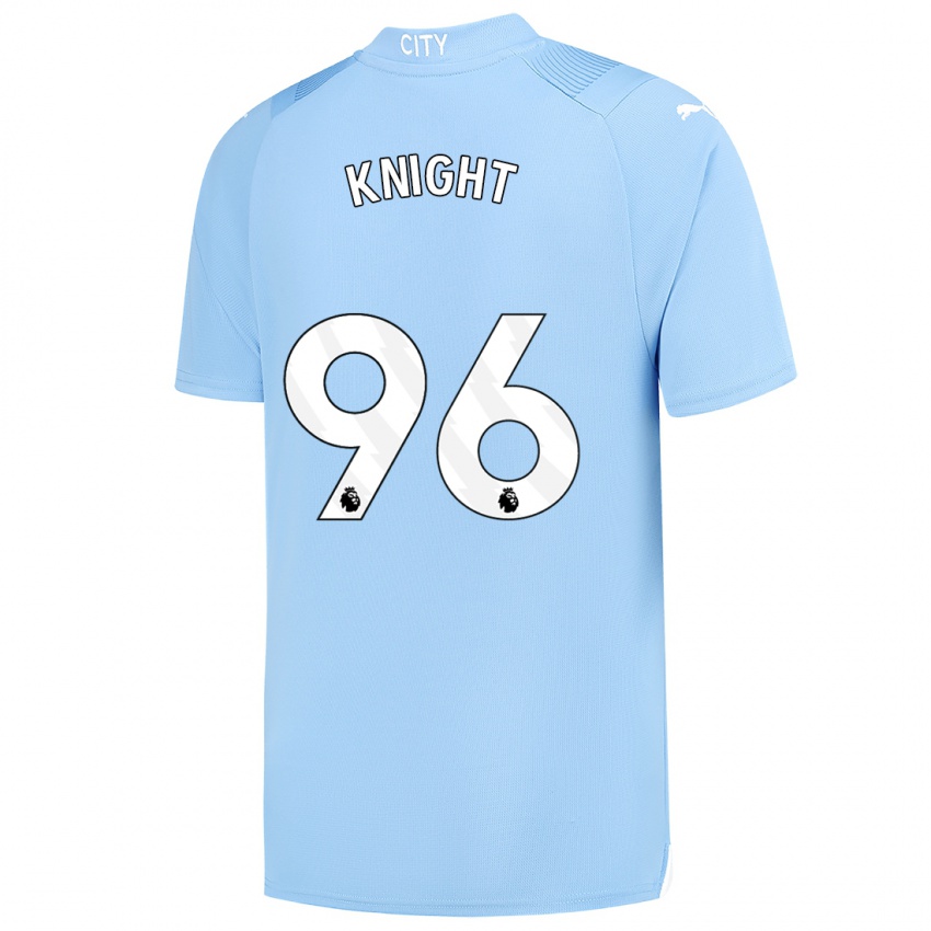 Mænd Ben Knight #96 Lyseblå Hjemmebane Spillertrøjer 2023/24 Trøje T-Shirt